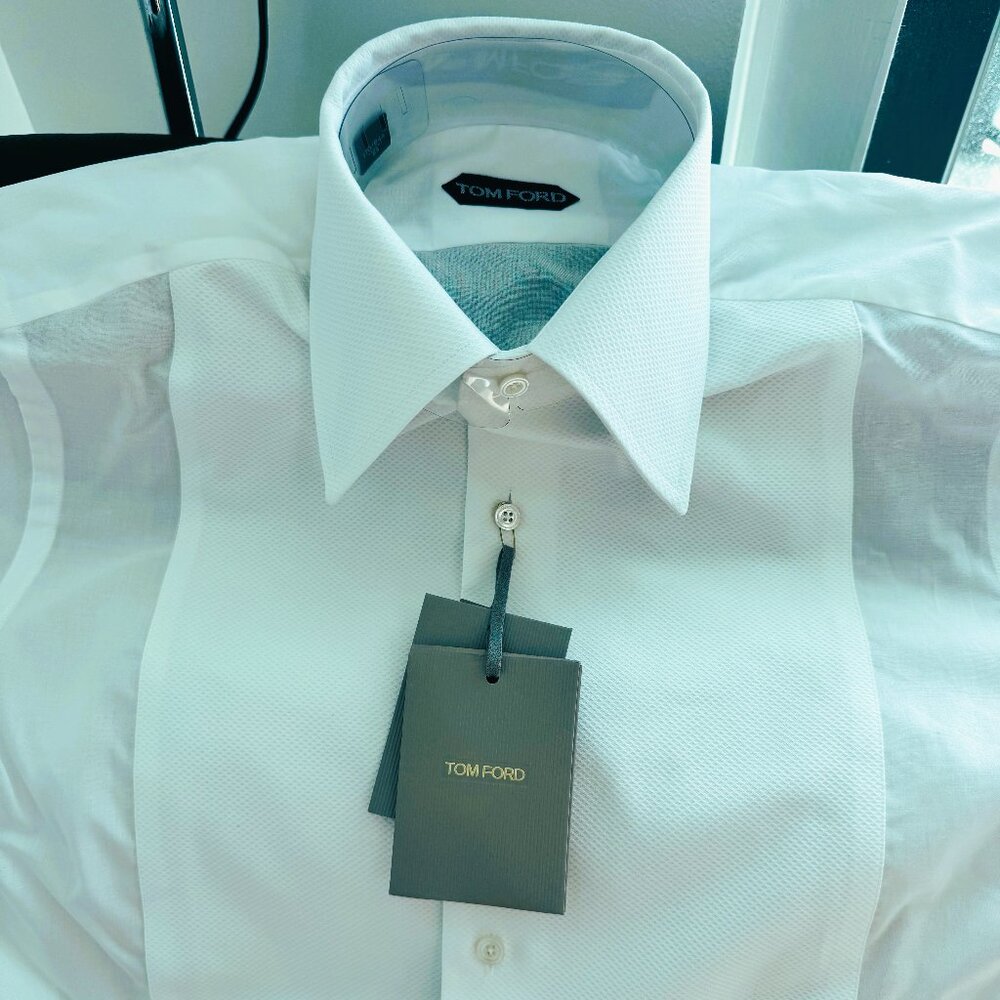 Tom Ford Tuxedo Shirt NWT (Sz 37 EU 14.5 US)
